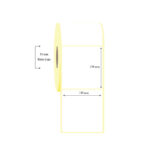 100mm x 120mm Tekli PP Opak Etiket
