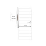 100mm x 20mm Tekli PP Şeffaf Etiket