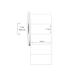100mm x 45mm Tekli PP Şeffaf Etiket