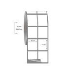 40mm x 50mm 2li Ayrık Fasson Fastyre Etiket