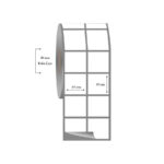 45mm x 45mm 2li Bitişik Fasson Fastyre Etiket