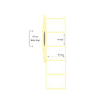 45mm x 45mm Tekli Termal Etiket