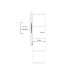 50mm x 55mm Tekli PP Şeffaf Etiket