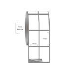 50mm x 60mm 2li Ayrık Fasson Fastyre Etiket