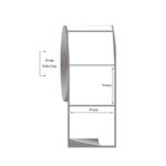 60mm x 80mm Tekli Fasson Fastyre Etiket