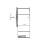 65mm x 40mm Tekli Fasson Fastyre Etiket