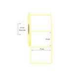 65mm x 60mm Tekli Termal Etiket