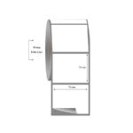 70mm x 70mm Tekli Fasson Fastyre Etiket