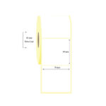70mm x 90mm Tekli Vellum Etiket