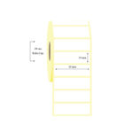 85mm x 35mm Tekli Vellum Etiket