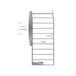 90mm x 25mm Tekli Fasson Fastyre Etiket