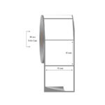 90mm x 80mm Tekli Fasson Fastyre Etiket