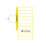 100x10 mm Tekli Kuşe Etiket