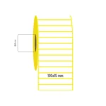 100x15 mm Tekli Kuşe Etiket