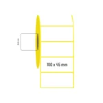 100x45 mm Tekli Kuşe Etiket