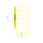 15x30 mm 6'lı Bitişik Termal Etiket
