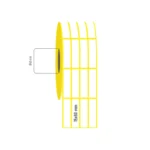15x60 mm 4'lü Aralıklı Kuşe Etiket