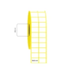 30x25 mm 2'li Aralıklı Kuşe Etiket