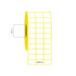 30x25 mm 3'lü Aralıklı Kuşe Etiket
