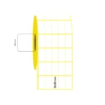 20x60 mm 5'li Bitişik Termal Etiket