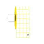 25x30 mm 4'lü Aralıklı Termal Etiket