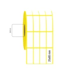 25x65 mm 4'lü Aralıklı Termal Etiket
