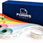 Forrs Label No: 2 Meto Etiket 12x22 mm – (Fuşya) – 42 Rulo x 1.500 Sarım
