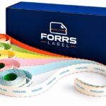 Forrs Label No: 4 Meto Etiket 12x22 mm – (Pembe) – 42 Rulo x 1.500 Sarım