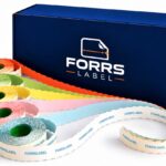 Forrs Label No: 2 Meto Etiket 12x22 mm – (Sarı) – 42 Rulo x 1.500 Sarım